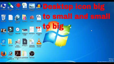 Windows 10 Desktop Icon Size : Change Size Of Desktop Icons In Windows 10 Tutorials : On the ...