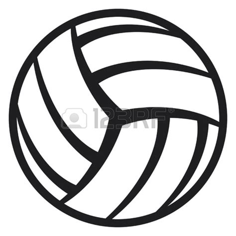 Volleyball Outline Cliparts: Add a Simple and Elegant Touch to Your ...