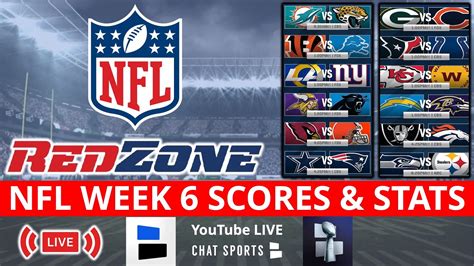 NFL RedZone Live Streaming Scoreboard | NFL Week 6 Scores, Stats, Highlights, News & Analysis