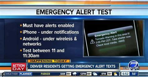 Denver testing emergency alert system