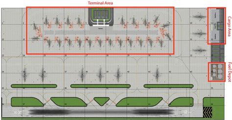 1:400 Model Airport Single Runway #2