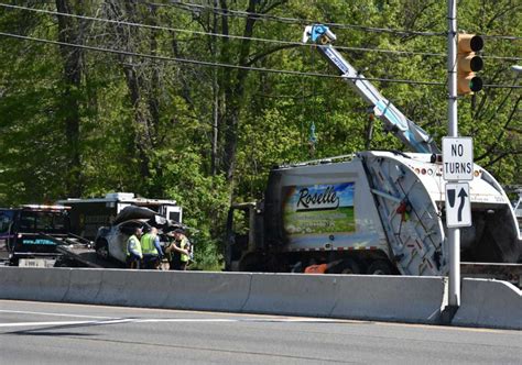 Man Killed In Fiery Garbage Truck Crash On Rt. 23 In Pequannock (Photos) | Morris Daily Voice