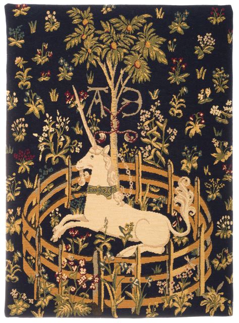 Unicorn Tapestry Wall Hanging - Unicorn in Captivity Wall Decor ...