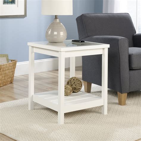 Sauder Cottage Road Collection Side Table, Soft White - Walmart.com