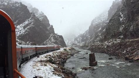 Snow at Royal Gorge Colorado - Royal Gorge Railroad - YouTube