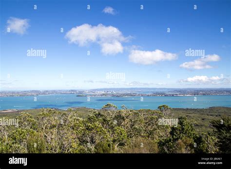 Auckland city skyline Stock Photo - Alamy