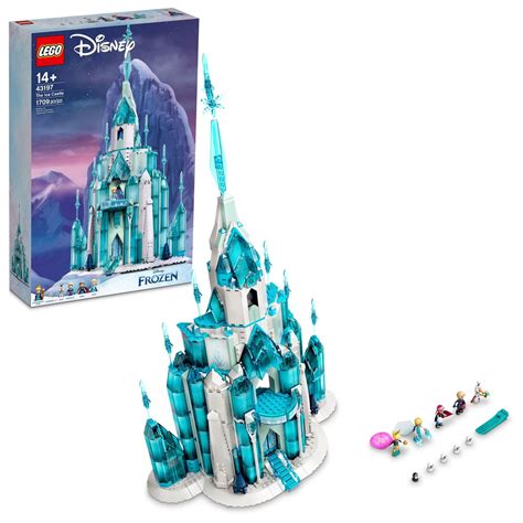 LEGO Disney Princess: Frozen The Ice Castle 43197 Building Toy Set ...