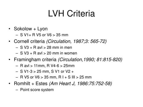 PPT - LVH Criteria PowerPoint Presentation, free download - ID:1767430