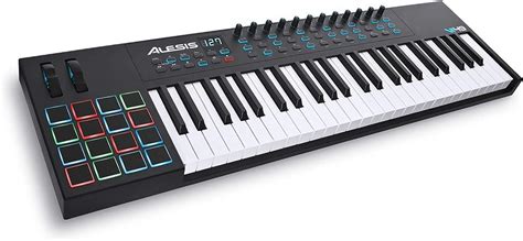 Alesis VI49 - 49 Key USB MIDI Keyboard Controller with, 16 Drum Pads ...