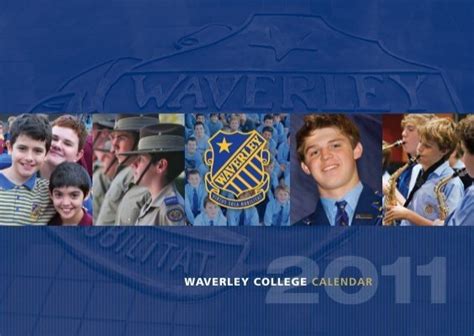 WAVERLEY COLLEGE calendar