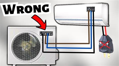 Mini Split AC Wiring Mistakes You Should Avoid - Back To Basics - YouTube