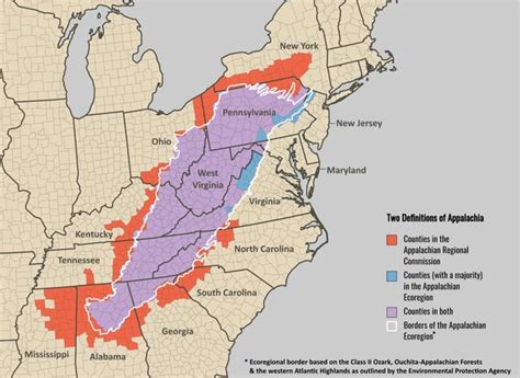 I’ve seen a lot of people mistakingly refer to the ARC’s area as a definition of the Appalachian ...