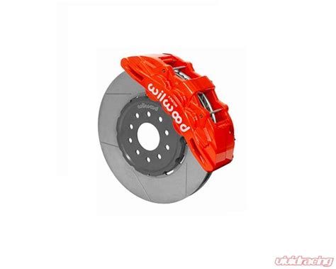 Wilwood SX6R Big Brake Dynamic Front Brake Kit - Slotted Rotor - Red - Chevrolet Corvette 1997 ...