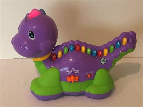 Leap Frog Lettersaurus Alphabet Pal Dinosaur Purple LeapFrog Toy Letters - Learning Systems