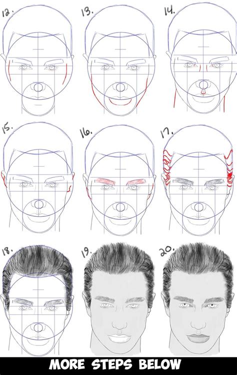 Drawing The Human Figure - Tips For Beginners - Drawing On Demand | Male face, Drawing tutorials ...