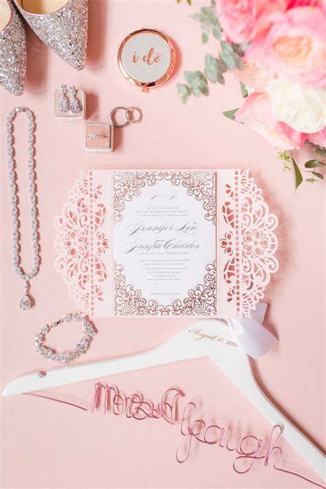 Classic pink and ivory lace invitation suite by Shutterfly | Planning a ...