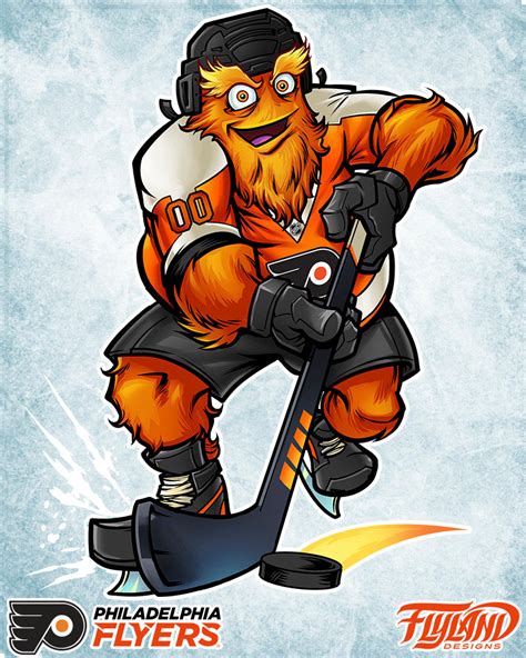 Philadelphia Flyers Official Mascot Designed By Brian Allen