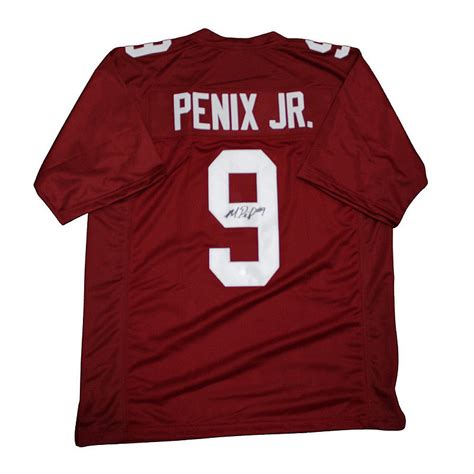 Michael Penix Jr. Autographed Signed Indiana Hoosiers Custom Crimson ...