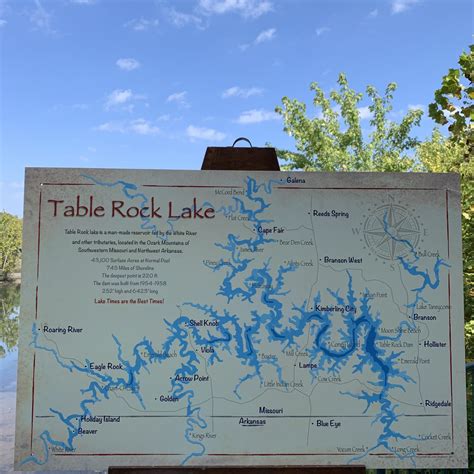 Table Rock Lake Map | Cabinets Matttroy