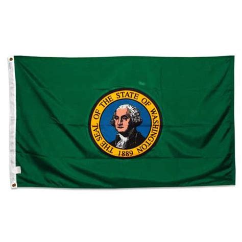 Washington State 3ft x 5ft Super Knit Polyester Flag