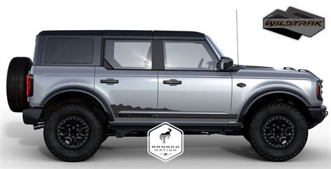 Optional 2021 Ford Bronco Wildtrak Graphics Revealed