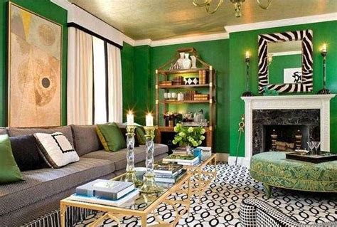 Hot Trend: Green & Gold Decor