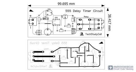 Time Delay Relay circuit using 555 timer IC - Electronics Projects