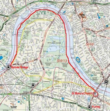 Map of Putney | London | Pinterest