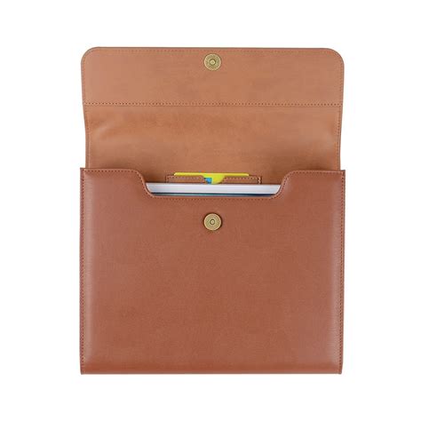 PU Leather File Bags with Card Slot File Holder Document Organizer File ...