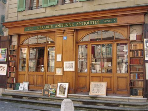 Librairie ancienne - Genève - Switzerland | Paris store, Book cafe, Front shop