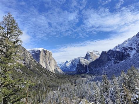 Premium Photo | Yosemite Tunnel View in Winter