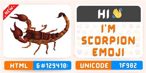 Scorpion Emoji Copy Paste, 廬 Meaning | Unicode