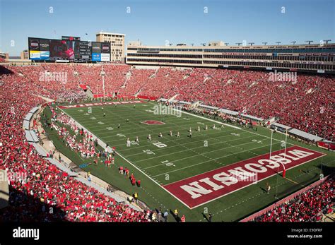 October 25, 2014: Wisconsin Badgers stadium during the NCAA Football ...