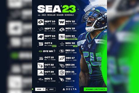 Seattle seahawks schedule for 2023 nfl season | MARCA English