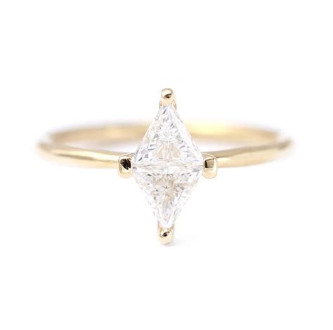 Rhombus Diamond Ring - Element 79 Contemporary Jewelry