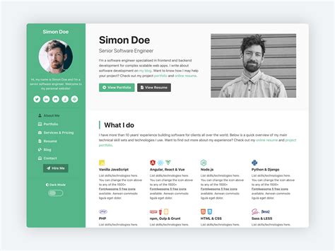 Portfolio Template – pulp