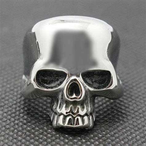 Old School Badass Sturgis Stainless Steel Skull Ring - Very Similar to the famous Keith Richards ...