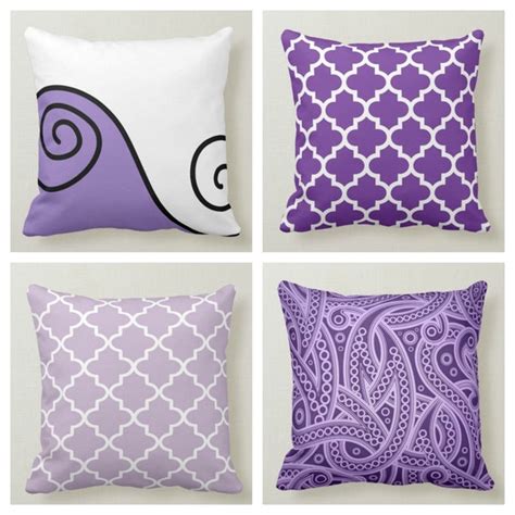 Purple Throw Pillow - Etsy