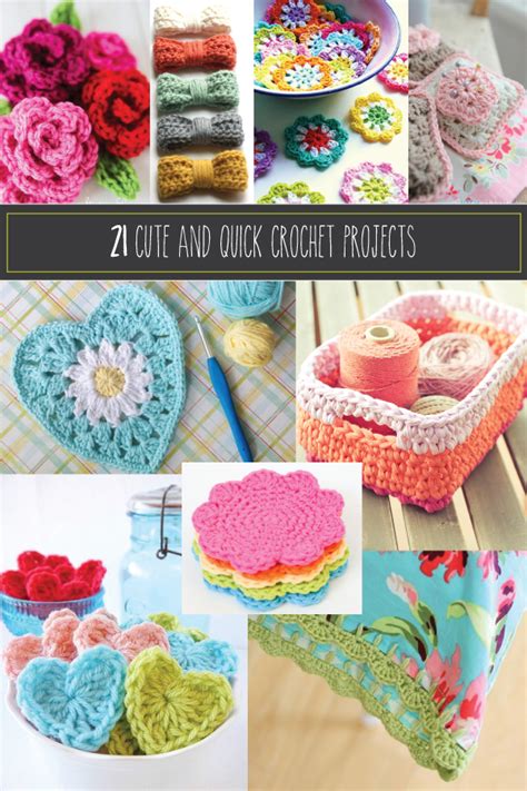 21 Cute and Quick Crochet Projects