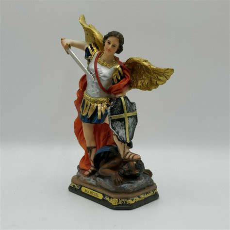 San Miguel Arcangel 8" Inch Statue 25365-8 Saint Michael Archangel ...