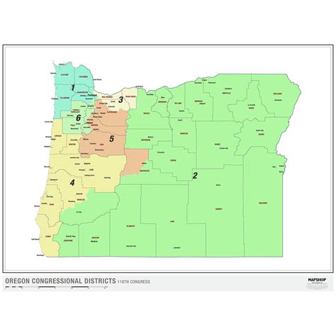 Oregon Political Map - vrogue.co