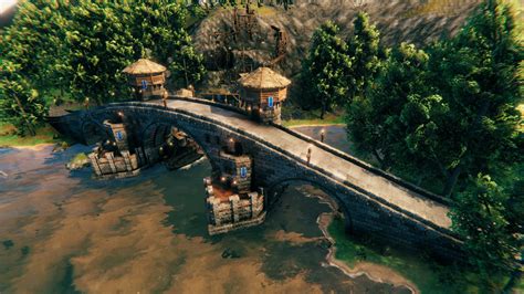 Fortified Arched Bridge : valheim Base Building, Building Concept, Building Art, Ark Survival ...