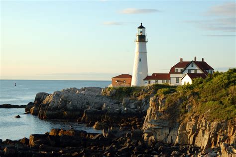 Portland Head Light, Sunrise 3 by KentGoldings on DeviantArt