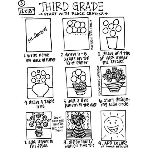 Third Grade Sub Plans | Art Lessons Elementary