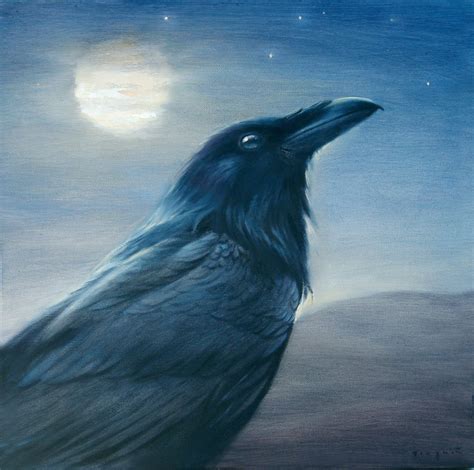 Night Raven Art Print - Etsy