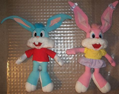 Playskool "Tiny Toon Adventures" Babs Bunny and Buster Bunny talking ...