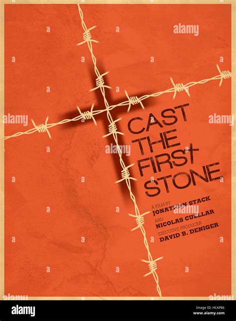 CAST THE FIRST STONE, international poster art, 2013 Stock Photo - Alamy