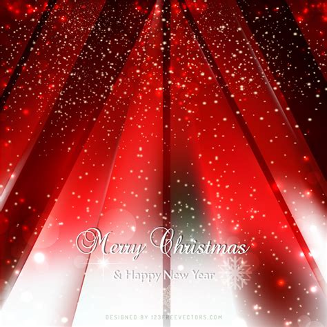 Christmas Sparkles Red Background Image