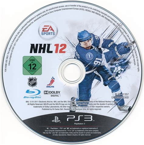 NHL 12 cover or packaging material - MobyGames