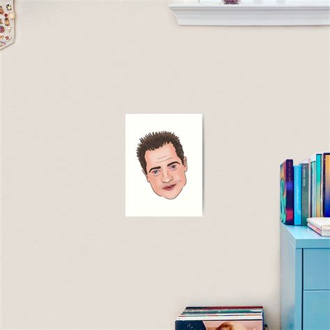 "Brendan Fraser Crying Eyes Dank Meme" Art Print for Sale by Barnyardy | Redbubble